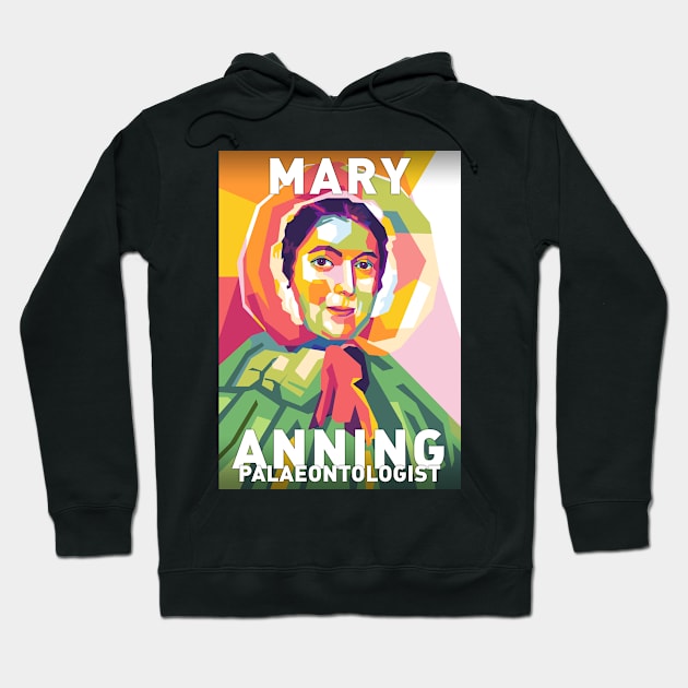 Mary Anning Hoodie by Shecience